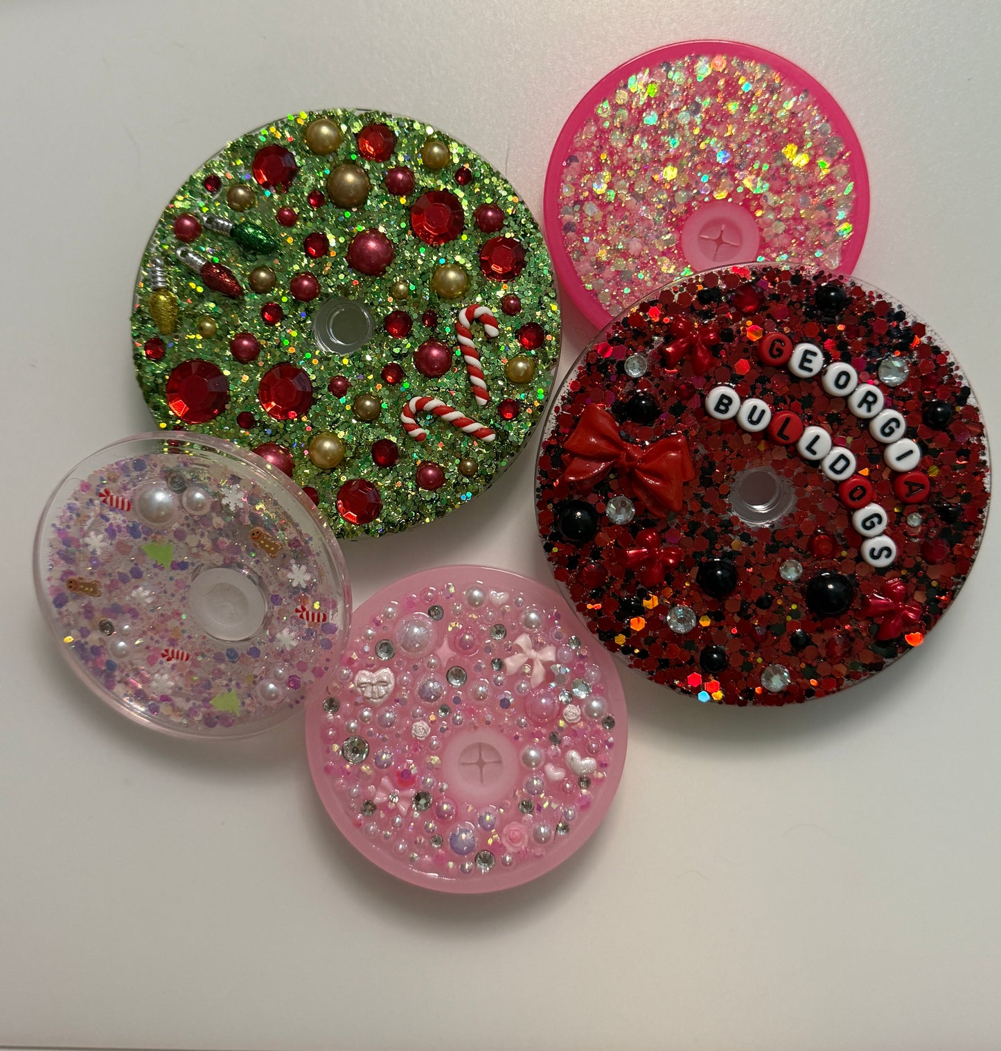 *Decorated Cup Lids*