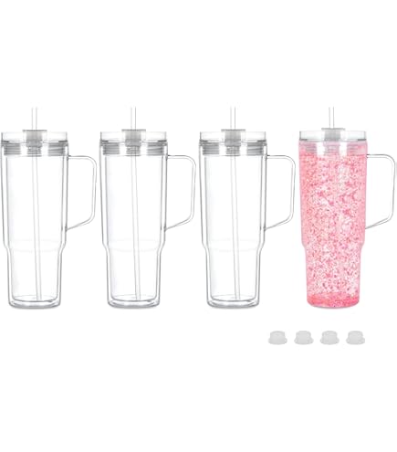 40 oz Snow globe tumbler