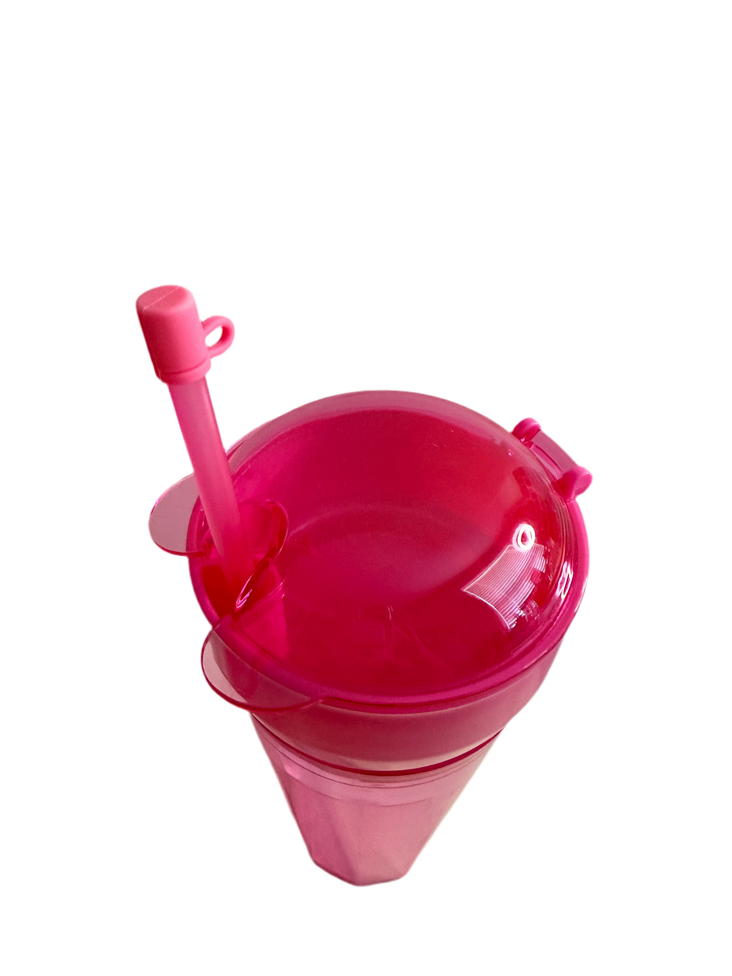 Snack and drink tumbler