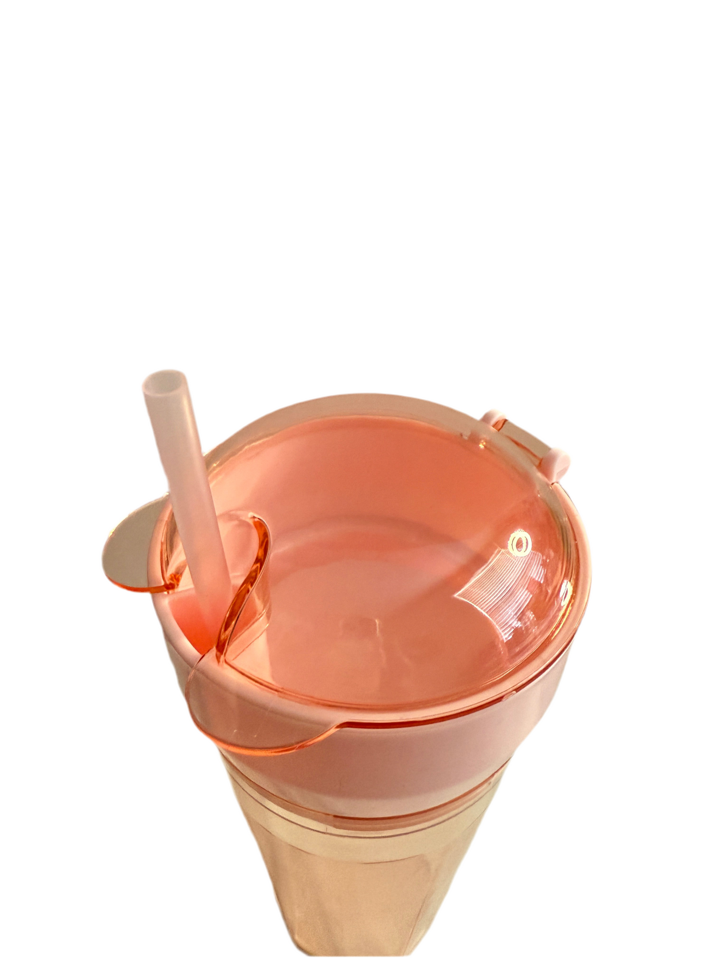Snack and drink tumbler