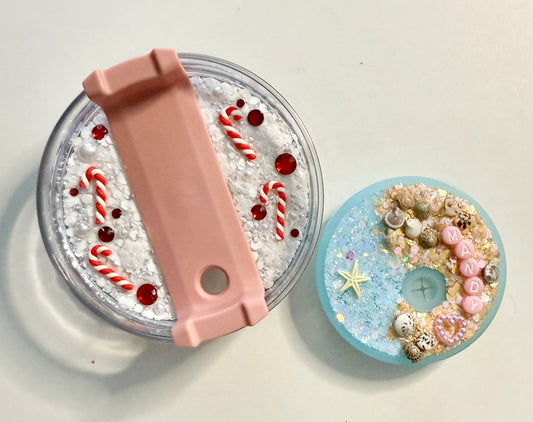 *Decorated Cup Lids*