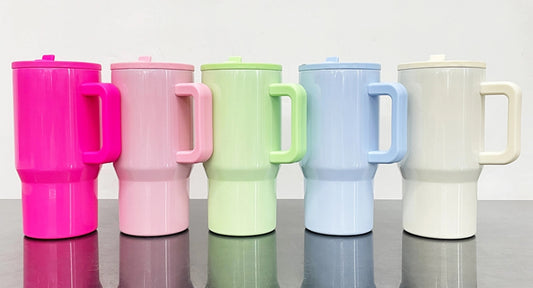 20oz tumbler with Flip Straw