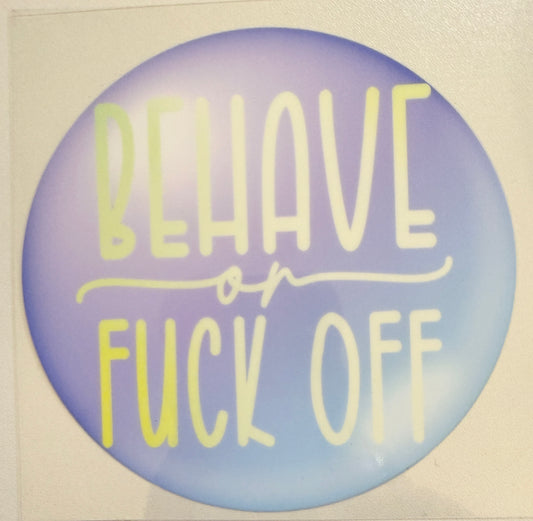 UV DTF 4in decal