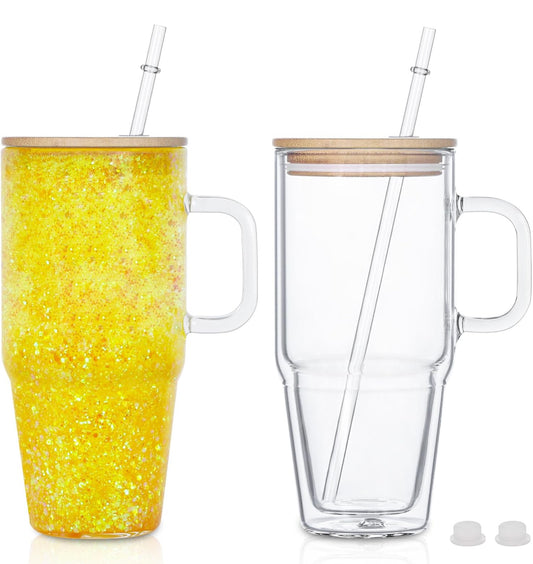 32oz Glass tumbler
