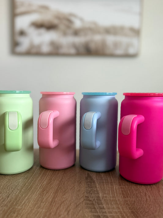 ***16oz Stainless Steel with handle Tumbler***