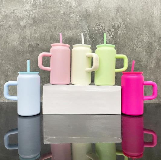 16oz Stainless Steel with handle Tumbler