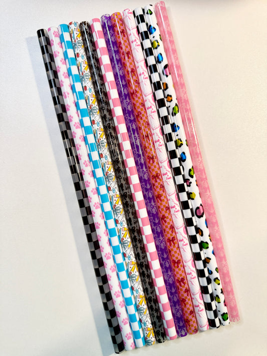 40oz Designer straws