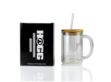 16oz glass tumbler mug